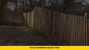 how to install a fence on a slope